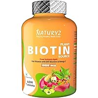 High Protein Vitamin for Strong Hairs, Nails Growth & Glowing Skin - 60 Tablets