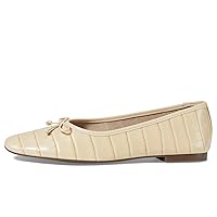 Schutz Women's Arissa Ballet Flat, Eggshell, 9.5