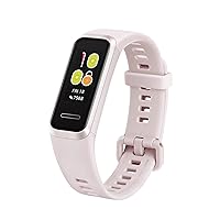 HUAWEI Band 4 Bluetooth Smartwatch Series, Smart Heart Tracking, Easy Charging, Waterproof, 2.5D Colorful Touch Screen, All-in-One Activity Tracker (Sakura Pink)