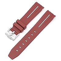 For Moonswatch Watch Curved No Gap Rubber Strap For Omega Swatch Joint Planet Series Moon Mercury Curved Rubber Strap Men Women 20MM Watchbands