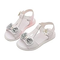Unisex Kids Summer Sandals Crystals Fancy Dress Shoes Party Shoes Dress up Shoes for Parties Birthdays Cosplay shoes Glitter Shoes