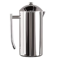 Frieling Double-Walled Stainless-Steel French Press Coffee Maker in Frustration Free Packaging, Polished, 17 Ounces