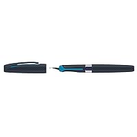 ilo Fountain Pen for Right-Handed and Left-Handed Users, Black, Extra Light Weight, Nib M, 817851