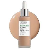 Physicians Formula Organic Wear All Natural Liquid Foundation Elixir Light, Full Coverage | Dermatologist Tested, Clinicially Tested
