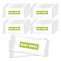 Body Wipes Travel Size Individually,50 Pack 10in*10in Large Adult Bathing Wipes No Rinse,Aloe Vera Extract,Odor Removal, Body Wipes Bulk Homeless Fitness Travel Camping (50 Pack)