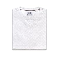 Men's Burgee Pattern Shirt - Color White