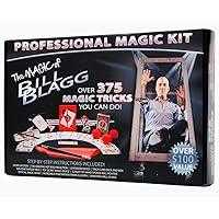 Bill Blagg Professional Magic Kit - Over 375 Easy to Learn Magic Tricks for Kids to Perform with Step-by-Step Illustrated Instruction Manual, Toys for Boys and Girls, Ideal for Beginners of All Ages!
