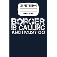 Borger Tx Texas Funny City Trip Home Roots Usa Gift GZ Notebook: 120 Wide Lined Pages - 6