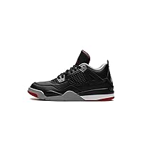 Little Kid's Jordan 4 “Bred Reimagined” Pre-School PS Black/Fire Red-Cement Grey (BQ7669-006)