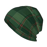 Unisex Beanie Hat Clan Donachie of Brockloch Hunting Tartan Warm Slouchy Knit Hat Headwear Gift for Adult