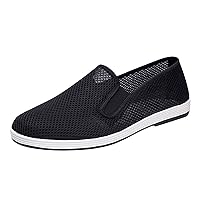 Mens Casual Dress Shoes 11 Wide Walking Shoes for Women Arch Support Slip On Breathable Comfortable Chukka Men Shoes