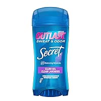 Outlast Clear Gel Antiperspirant & Deodorant for Women, Clean Lavender Scent, 2.6 oz