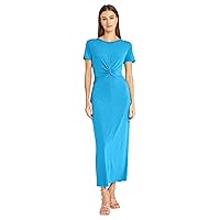 Donna Morgan Twist Detail Maxi Cocktail & Wedding Guest | Casual Dresses for Women