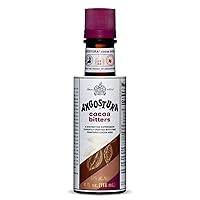 ANGOSTURA Cocoa Bitters, Cocktail Bitters for Professional and Home Mixologists, Kosher Certified, Sodium Free, 4 FL OZ