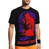 T Shirt Electric Wizard Men's Fashion Sports T-Shirts Summer Round Neck Short Sleeves Tee