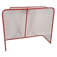 Franklin Sports Youth Street Hockey Net - Indoor + Outdoor Steel Hockey Goal for Kids Roller + Street Hockey - Portable Junior Goal - 54