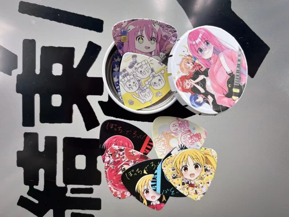 Bocchi the Rock Guitar Picks of Four Main Characters of Kessoku Band Japan  Anime | eBay