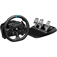Logitech G923 Racing Wheel and Pedals for PS5, PS4 and PC - Black (Renewed)