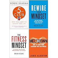 The 5 AM Club, Rewire Your Mindset, The Fitness Mindset, Meltdown 4 Books Collection Set