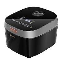Offacy Rice Cooker, Smart Multi-Function Touch Panel, 8 Cups (Uncooked), 24-H Delay Timer, Auto Keep Warm, Nonstick Inner Pot, for Soft White Rice, Brown Rice, Sushi, Porridge