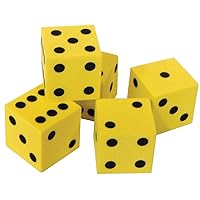 Teacher Created Resources Traditional Foam Dice, Grades K-4, 20/Pack