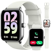 Smart Watch for Women, Android & iPhone Compatible, Fitness Watch Bluetooth Call & Receive Text, 1.8