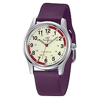 ManChDa Nurse Watch Nursing Watch Analog Medical Watches for Women Waterproof Watch with Second Hand Easy to Read Watch Military Time Watch Luminous Watch 24 Hours Watch