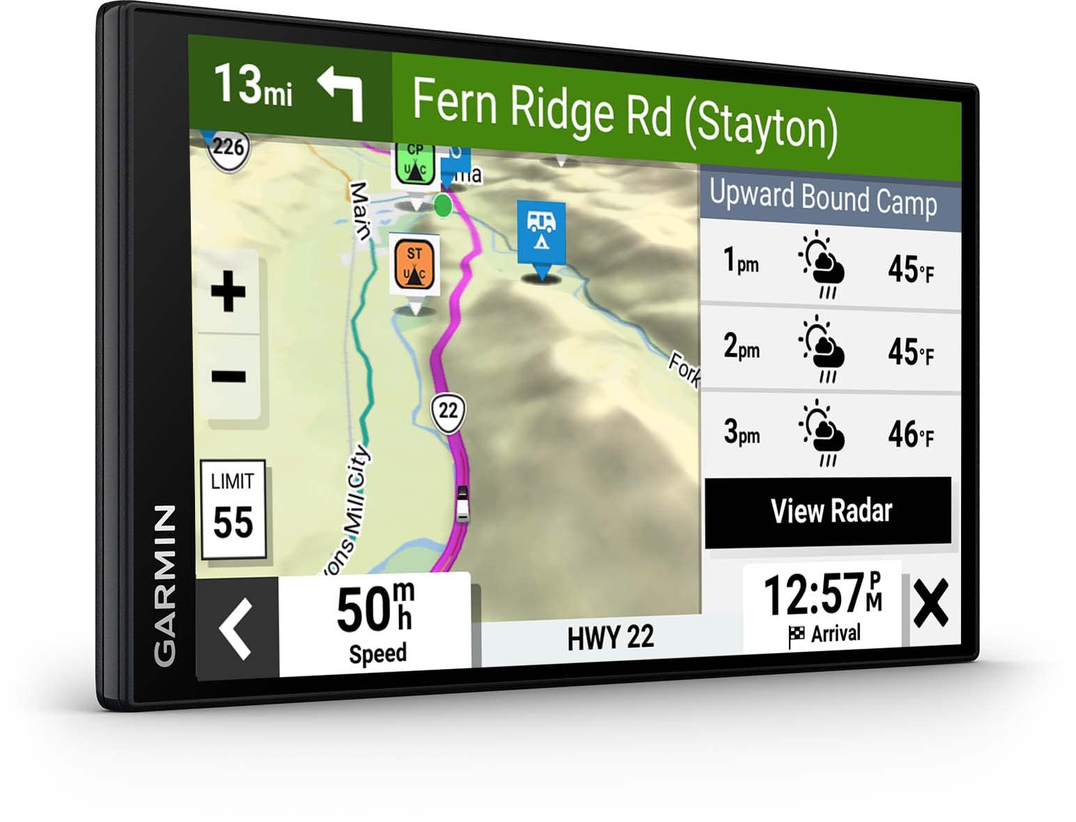 Garmin RV 795, Large, Easy-to-Read 7” GPS RV Navigator, Custom RV Routing, High-Resolution Birdseye Satellite Imagery, Directory of RV Parks and Services, Access Live Traffic and Weather