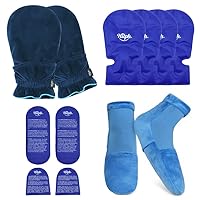 Hilph Cold Therapy Socks & Hand Ice Pack Cold Gloves for Chemotherapy Neuropathy, Chemo Care Package for Women and Men, Ideal for Plantar Fasciitis, Carpal Tunnel, Arthritis Hand Pain Relief