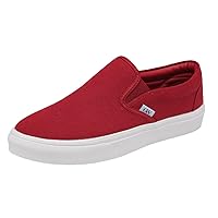 G WEST Mens Canvas Classic Slip ON