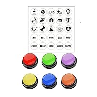 Pet Voice Buttons for Communication Starter with Cushion Dogs Talking Buttons Recordable Sound Buttons for Puppy Sound Button for Pets Voice Device for Pets Pet Sound