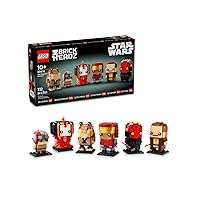 LEGO Star Wars 40676: The Phantom Menace BrickHeadz Anniversary Edition - 6 Collectible Characters with Authentic Accessories