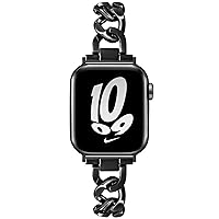 Ocaer Compatible with Apple Watch Strap 45 mm 44 mm 49 mm 42 mm, Elegant Women's Metal iWatch Bracelet for Apple Watch Ultra 2/Ultra Series 9 8 7 6 5 4 3 2 1 SE, Stainless Steel Jewellery for Women