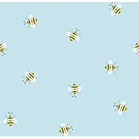 12 Sheet-Count All-Occasion Flat Folded Gift Wrap, Honey Bees