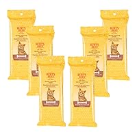 Burt's Bees for Pets For Cats Natural Dander Reducing Wipes | Kitten and Cat Wipes For Grooming, | 50 Count - 6 Pack (FF7372CP6)