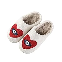 Slippers Winter Womens Mens Fluffy Plush Slippers Animals Cute Cartoon House Slippers Cuddly Warm Shoes Indoor Outdoor Girls Women