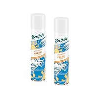 Batiste Instant Hair Refresh Dry Shampoo, Fresh - 6.73 oz (Pack of 2)