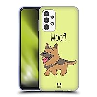 Head Case Designs German Shepherd Happy Puppies Soft Gel Case Compatible with Samsung Galaxy A13 (2022)