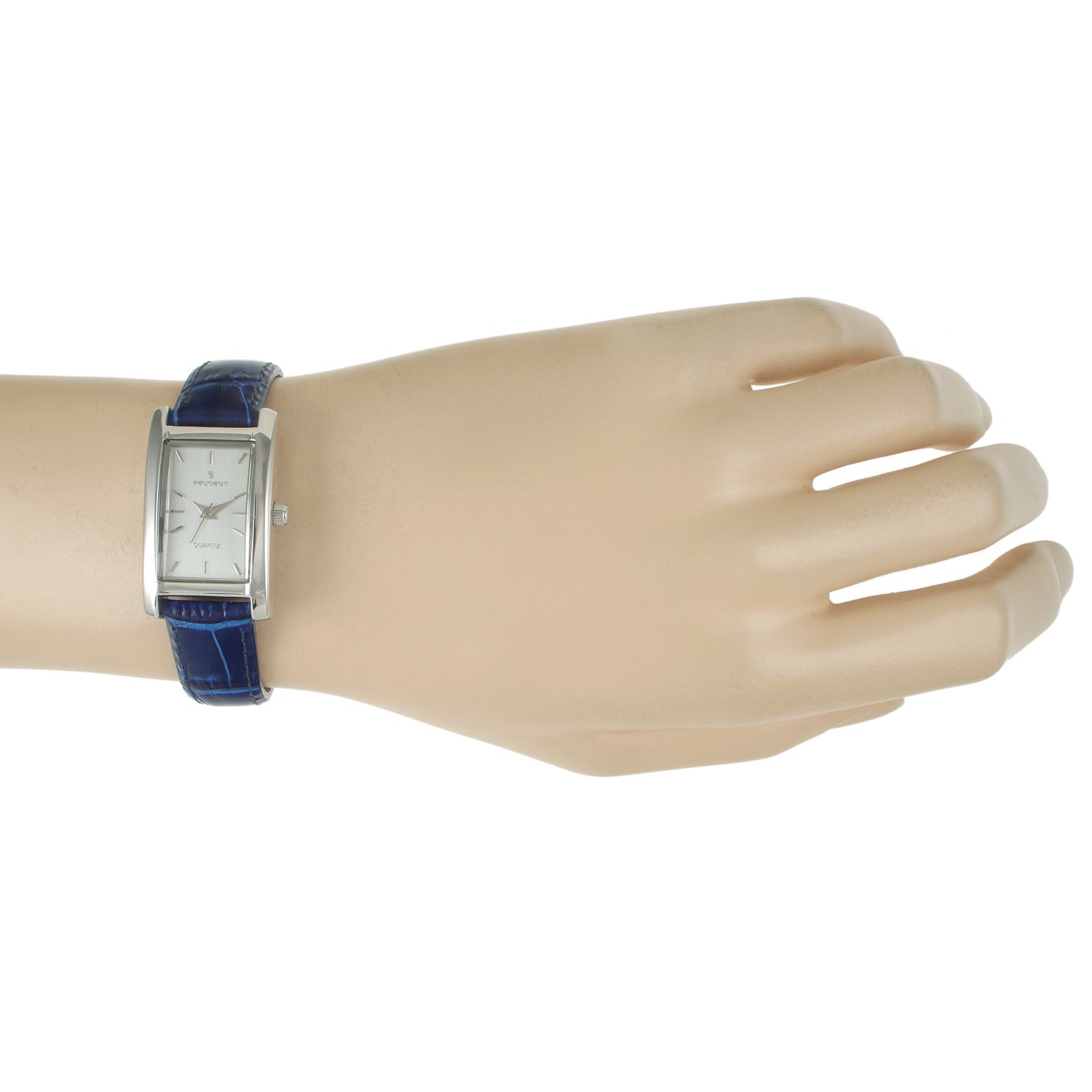 Peugeot Women Rectangular H Shape Wrist Watch with Matching Wrist Strap