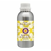Deve Herbes Pure Rice Bran Oil (Oryza Sativa) Cold Pressed 300ml (10 oz)