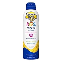 Kids Mineral Enriched, Won't Run Into Eyes, Reef Friendly, Broad Spectrum Sunscreen Spray, SPF 50, 6oz.