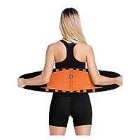 Waist Trainer for Women: Premium Waist Trimmer, Sweat Belt While Working Out, Postpartum Support Belly Band