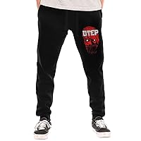 Otep Man's Fashion Baggy Sweatpants Lightweight Workout Casual Athletic Pants Open Bottom Joggers