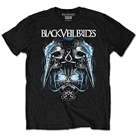 Black Veil Brides Men's Metal Mask T-Shirt Black