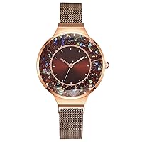 Wrist Watch for Women, Fashion Style Lady's Watch, Quartz Analog Women's Watch with Alloy Steel Strap