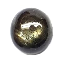 9.51 Ct. Natural Oval Cabochon Black Star Sapphire Thailand Loose Gemstone