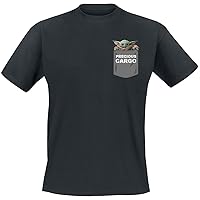 Men's The Mandalorian Precious Cargo Pocket Black T-Shirt: XX Large