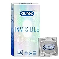 Invisible Super Ultra Thin Condoms for Men - 10 Count