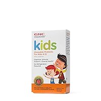 Milestones Kids Chewable Probiotic for Kids 4-12, 30 Chewable Tablets, Supports Digestive and Immune System