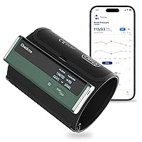 Blood Pressure Monitor for Home Use - Upper Arm Cuff, Bluetooth BP Machine, Accurate Readings in 30 sec, App Enabled for iOS & Android, Stores 50 BP Readings, FSA/HSA Eligible, Green